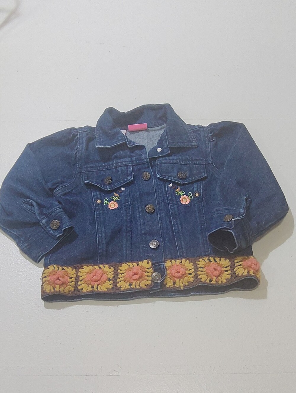Jeans Jacket Size 24 Months Baby Girls Embroidered Denim Cradle Togs
